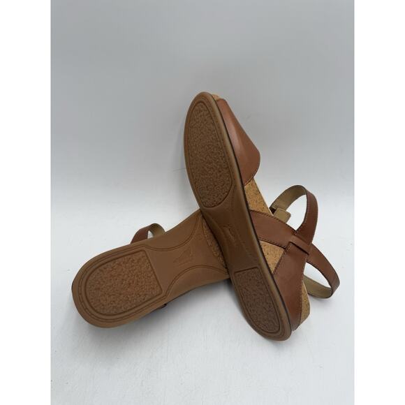 Dansko CANDACE BURNISHED NAPPA Women's NEW Sandal Tan EU Size 40 - Picture 9 of 11